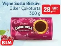 ÜLKER ÇOKOTURTA VİŞNE SOSLU BİSKÜVİ